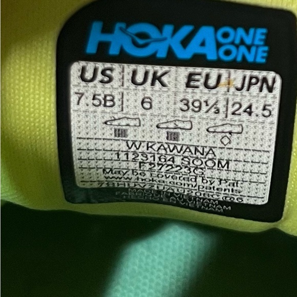 HOKA Women’s Kawana Running Shoes Size 7.5 - Picture 13 of 13